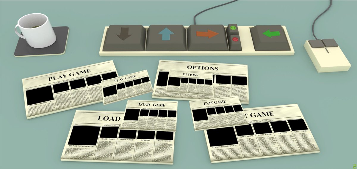 GreggsNToast's tweet photo. Love this menu that one of the artists on our team created! #GlobalGameJam #indiegame #students #indiedev #gamedev #USW #GGJ18 https://t.co/wwSod2wJPs