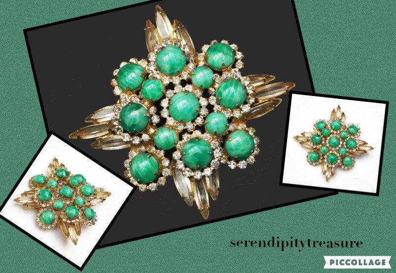serendipitytrea's tweet photo. https://t.co/csw3MJqCFq #atomicbrooch #rhinestonebrooch #vintagejewelry #midcentury #etsy https://t.co/FHuNzcNiGQ