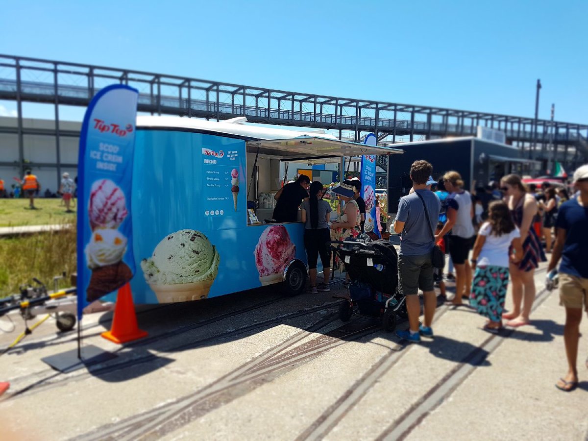 The team is down at Silo Park scooping up a storm! Pop down and say 👋