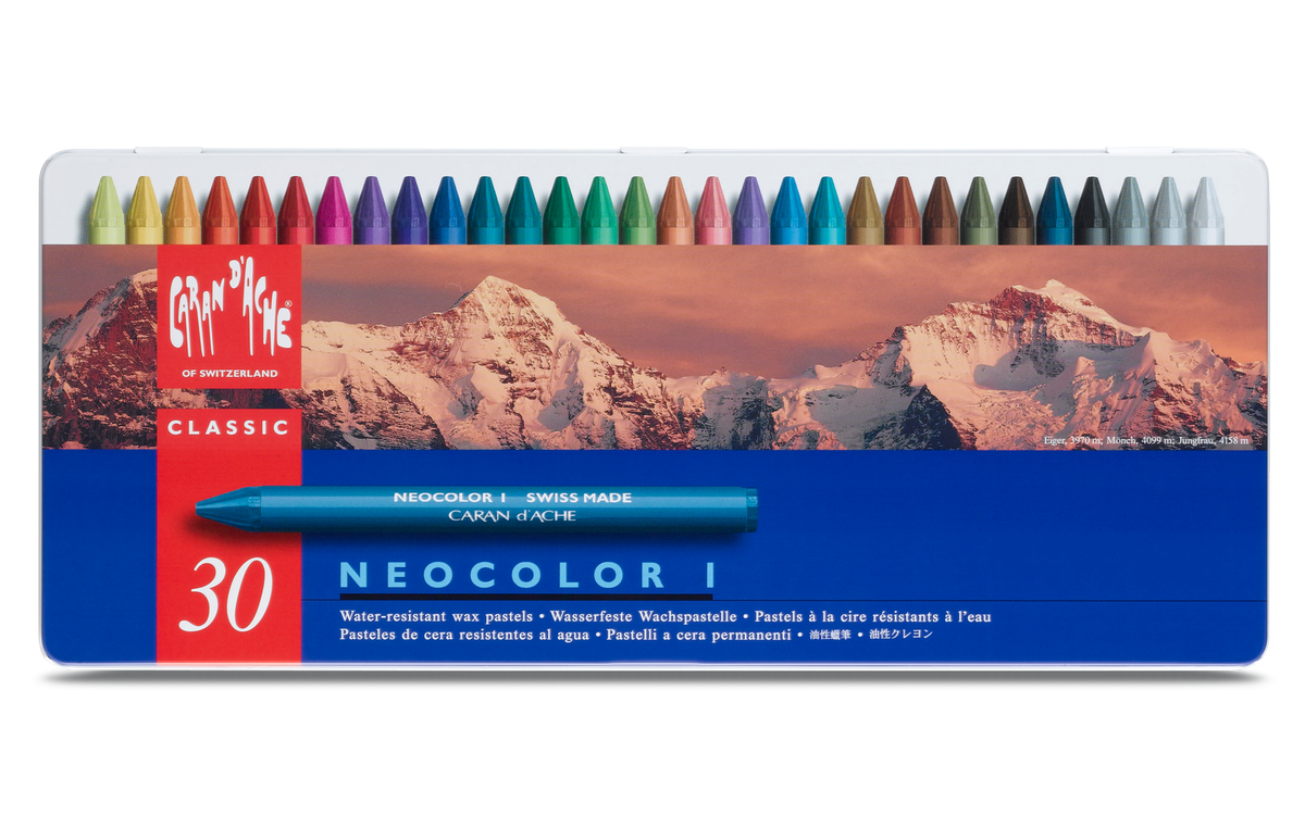 NEOCOLOR II Watersoluble, Assortment of 30 colours