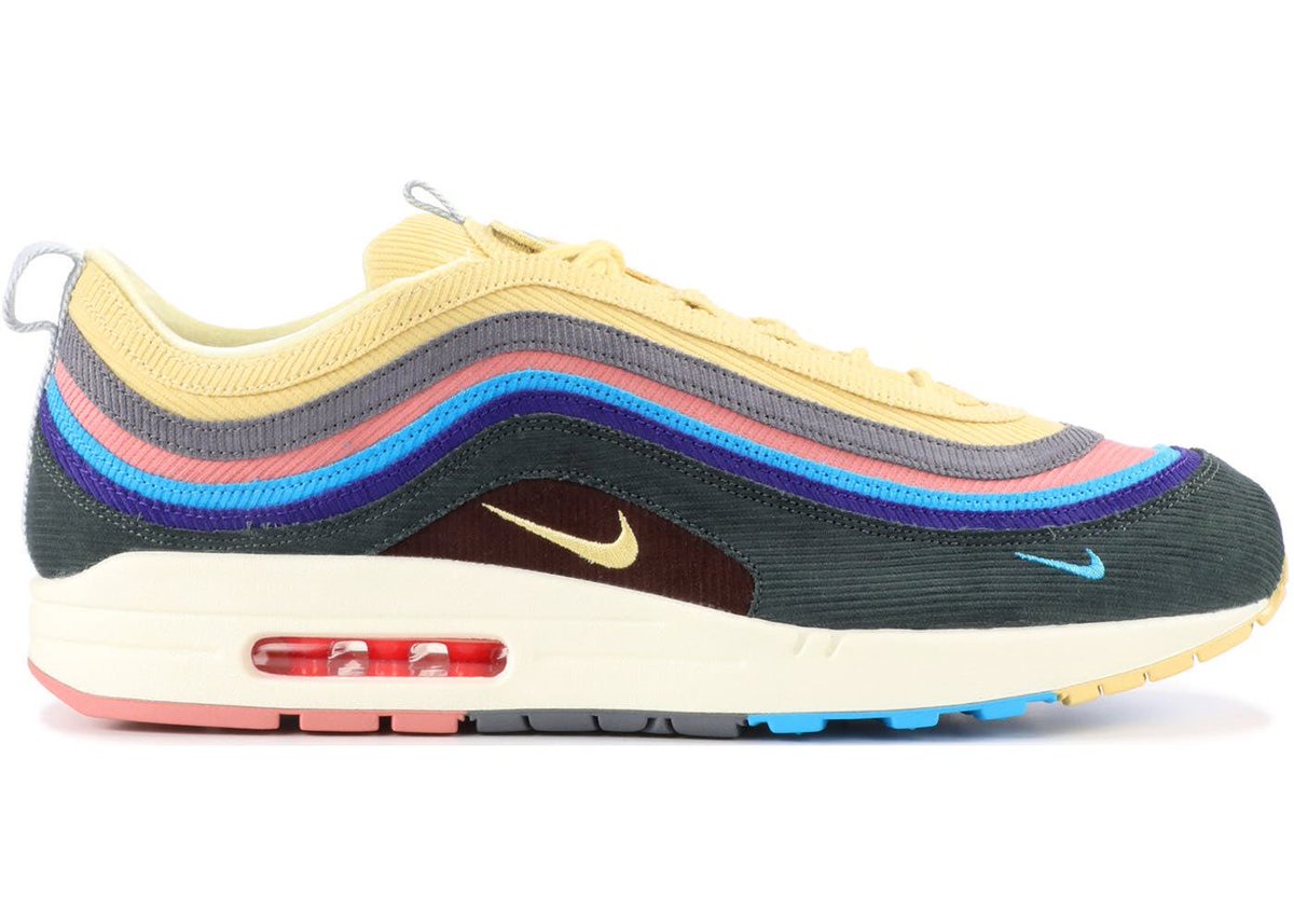 RunItSneaks's tweet photo. 5. Air Max 97/1 SW
Hated this shoe when i first saw it but grew on me. Hoping it is not super limited like atmos 1 last year https://t.co/GWznYO6u02