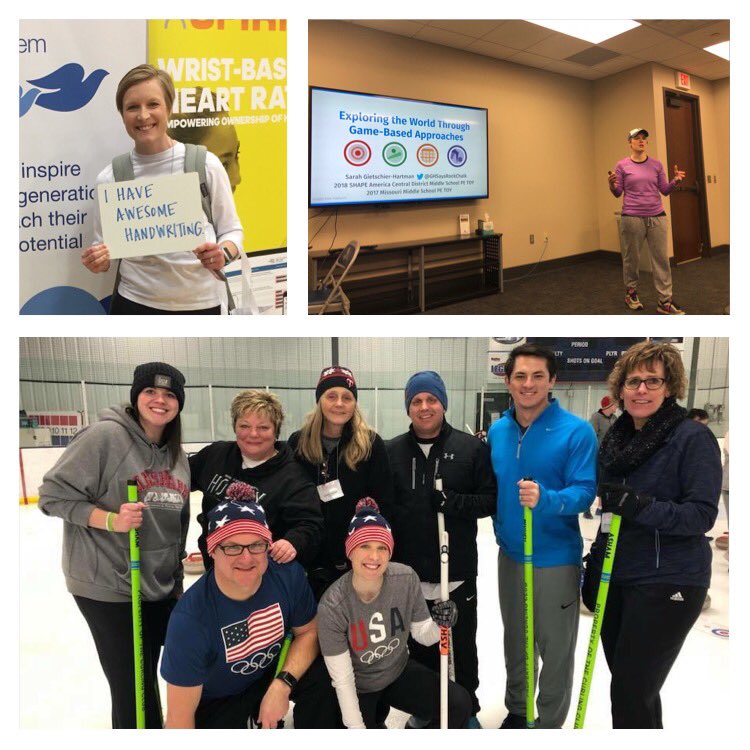 GHSaysRockChalk's tweet photo. Home after an awesome trip to the #SHAPEcentral Conference! I loved seeing my friends &amp; had a blast 🥌curling &amp; playing 🏑field hockey! It was so awesome to represent @MOAHPERD &amp; @ClaytonSchools and be recognized as the 2018 @SHAPEAmericaCD MS TOY! https://t.co/YeLoyNxnpJ