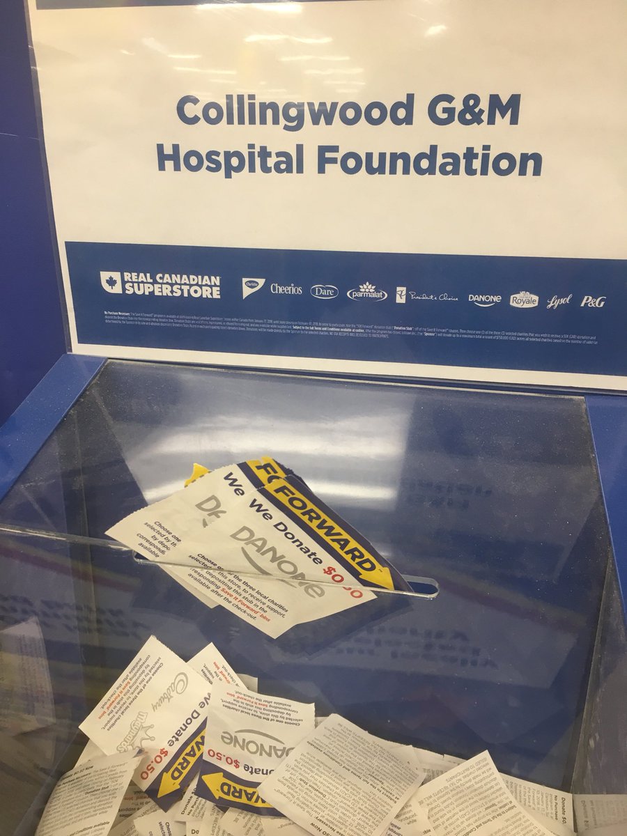 Saving it forward at the Super Store in Wasaga Beach to support the Collingwood G&amp;M Hospital Foundation