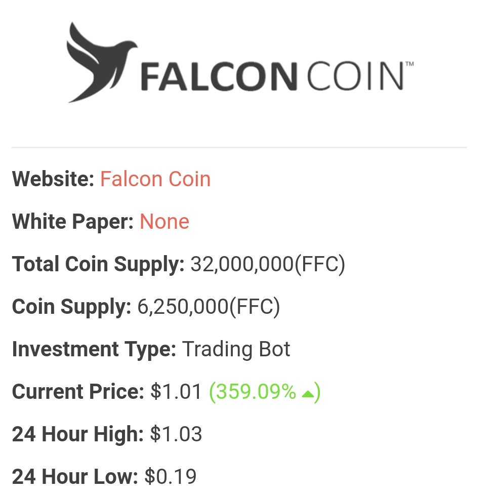 Virtual_Dollar's tweet image. WOW #FALCONCOIN I NEVER NEW...LOL YES I DID....LOL.

More info
bit.ly/InfoFalconcoin

#trx #troncoin #cryptocurrency #crypto #btc #bitcoin  #passiveincome #Eth #lendingcoin #xrp #str #xmr #LTC #xvg
#xlm #CryptoNews #ADA #altcoin #NEO #Bittrex #ETN #dash #coinbase #XRB