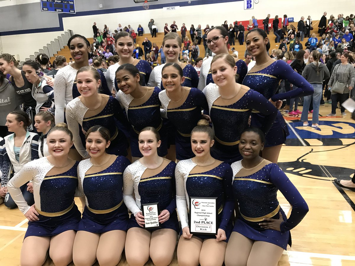 XI_sports's tweet photo. Congrats To The Lady Popes Pom Team For Qualifying For State In Poms and Kick, Aswell As Elizabeth Frautschy and Brianna White For Qualifying For State In Solos! #XI #XIPoms https://t.co/SInouVqisP