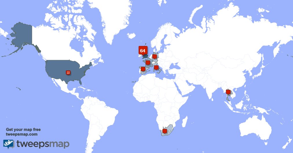 tet930's tweet photo. My followers are in UK.(60%), USA(21%)... Get your map too: https://t.co/4G380p1X00 https://t.co/5UinVNG93r