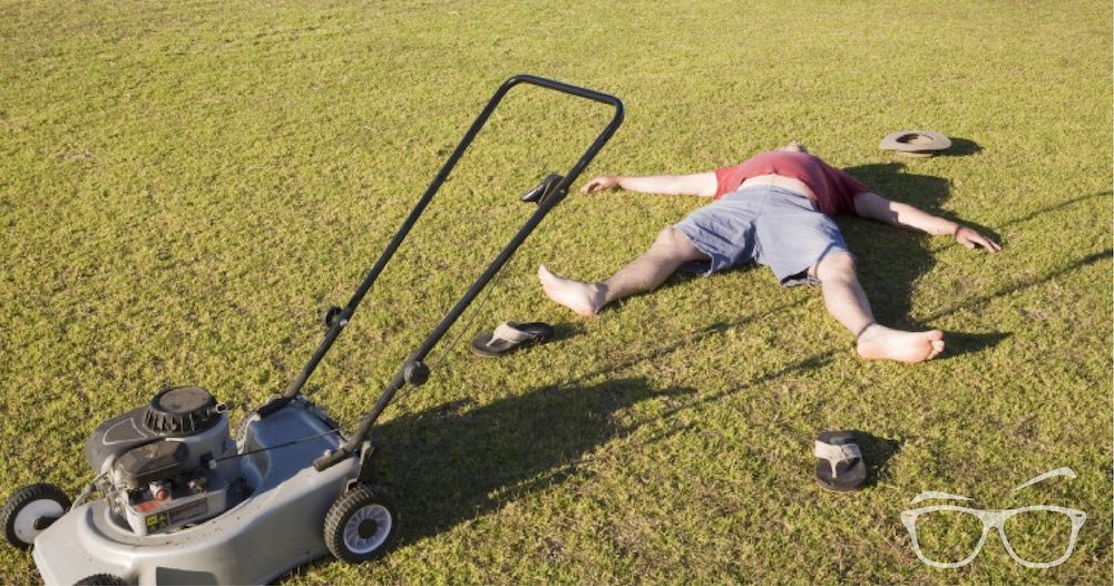 Mowing the lawn, cutting weeds, doing home repairs… be really careful that nothing can hit you in the eyes, because that’s the leading cause of cornea abrasions. #protectyoureyes #eyecare101