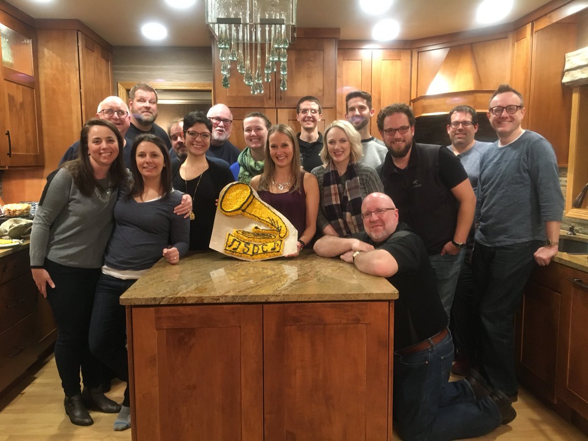 sdchorale's tweet photo. The SDC is celebrating their nomination tonight while Brian A. Schmidt is in NYC at the nominee party!!! 🎉 https://t.co/cckVUmo9LJ