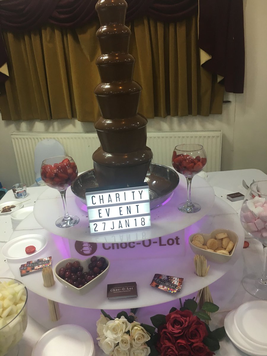 AzizZulf's tweet photo. Choc - O - Lotโs Fountains
Book now for any kind of event
Manned or unmanned Chocolate fountains available - GET IN TOUCH FOR FURTHER DETAILS OR QUOTES
#ChocOLot #Chocolatefountains #Weddings #Mendhiโs #Birthdays #Parties #Events #Fundays #Charity https://t.co/I3BvgRx7JU