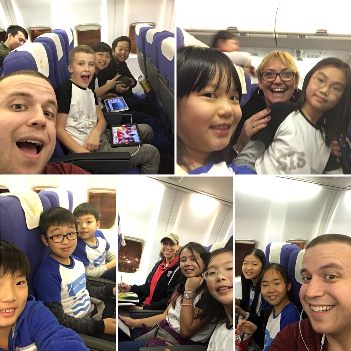 PDamroth's tweet photo. Part 10: On our way back home. Didn't get back until midnight so that's why I didn't post until now 😁 We enjoyed our flights... And selfies... And iPads... And snacks #SISrocks #FLLrocks @kathy_kdiaz @ktofua https://t.co/g7GbfGcMgb