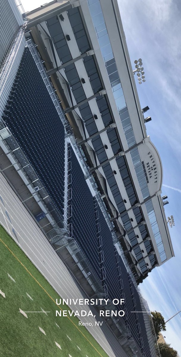 Austin12Ortega's tweet photo. Thanks @NevadaFootball and @NV_CoachPerry for having me today in Reno!🐺 #NevadaGrit #WolfPack18 https://t.co/pFLfh9p9k6