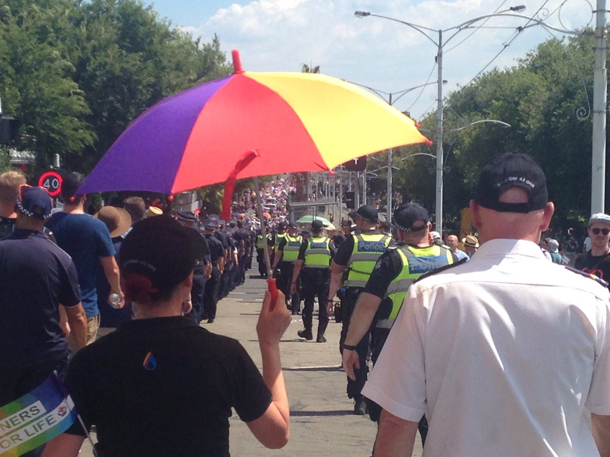 It was great to spend the 2018 @midsumma Pride March with friends and colleagues from Victoria's emergency management sector.  An important afternoon and an impressive turnout.
