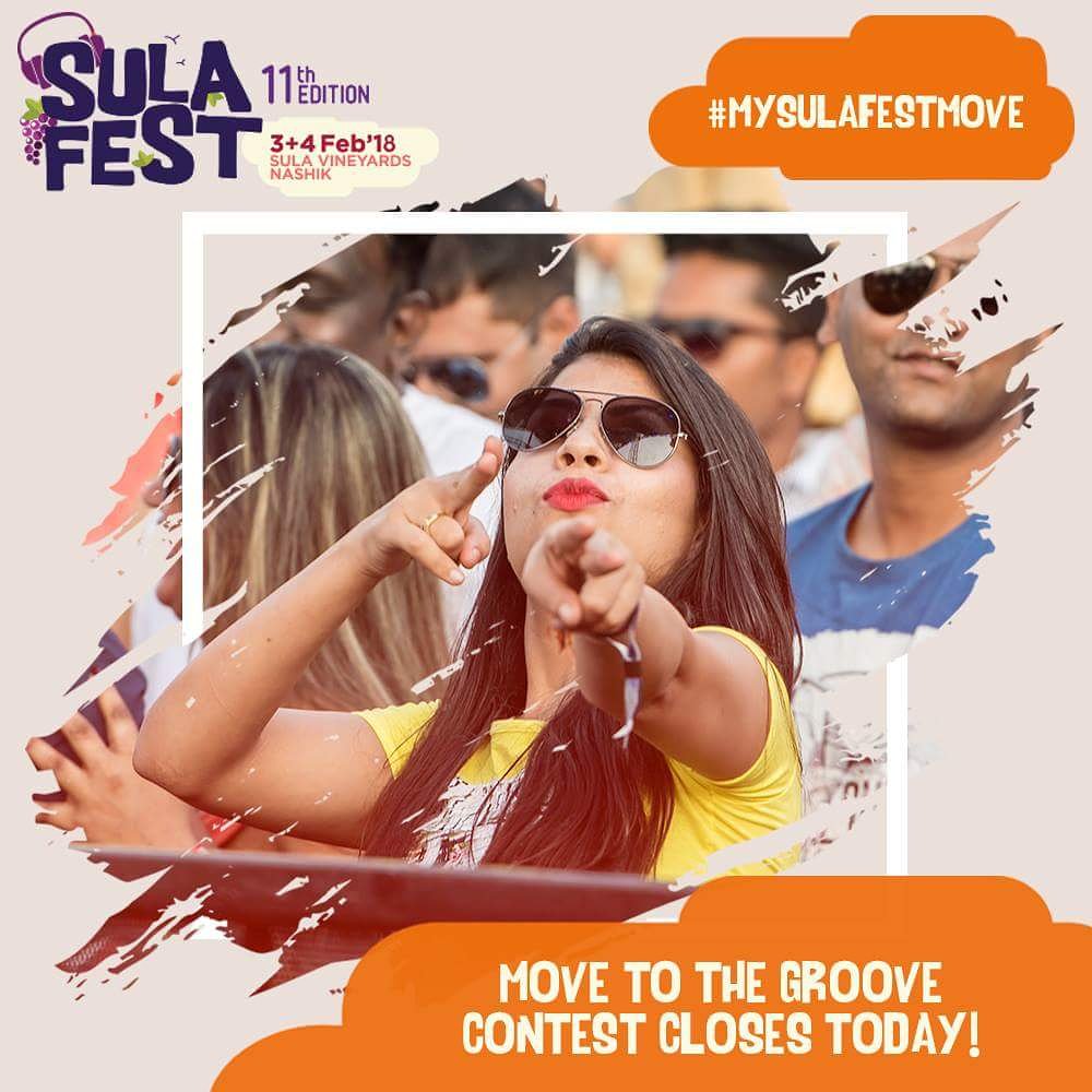 sula_vineyards's tweet photo. SulaFesters, show us your #MySulaFestMove with a Boomerang or video, and stand a chance to win an amazing #SulaFest’18 hamper!
Hurry, contest closes today! https://t.co/ptGTHSI92s