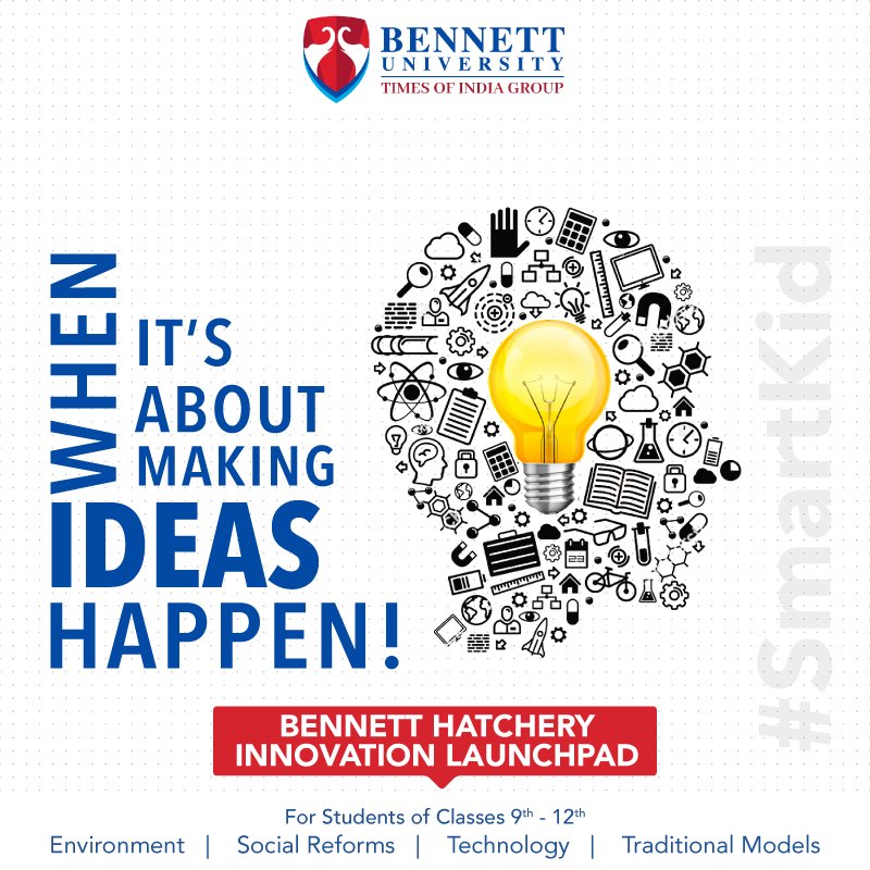 bennettuniv's tweet photo. Let your creative juices flow & come up with an idea that can change the world.
Last date to Register: Today! Register here - https://t.co/qyMjXO1Idg
Entries open to all students of classes 9th to12th under the categories #Environment #Technology #TraditionalModels #SocialReforms https://t.co/iE1ieoNxU3