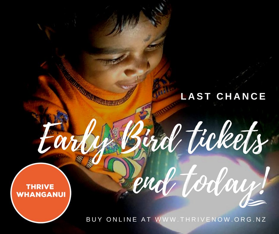 ThriveWhanganui's tweet photo. Save $$, get great food, inspiring speakers, meet mentors #SocialEnterprise #Whanganui 21-22 Feb #ThriveExpo #BuyOnline #LastDayEarlyBirdPrices https://t.co/9qe6PJLf8H https://t.co/n661SHYEpn