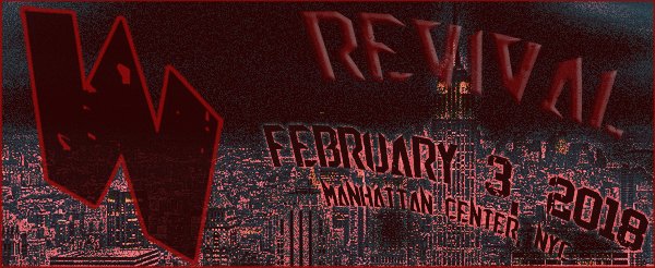 ThisIsWARPED's tweet photo. WARPED Wrestling presents: REVIVAL
2/3, Manhattan Center, New York

FnX Title
Evolution Title
Junior Heavyweight Title

ON THE LINE https://t.co/dB5atzHJQl