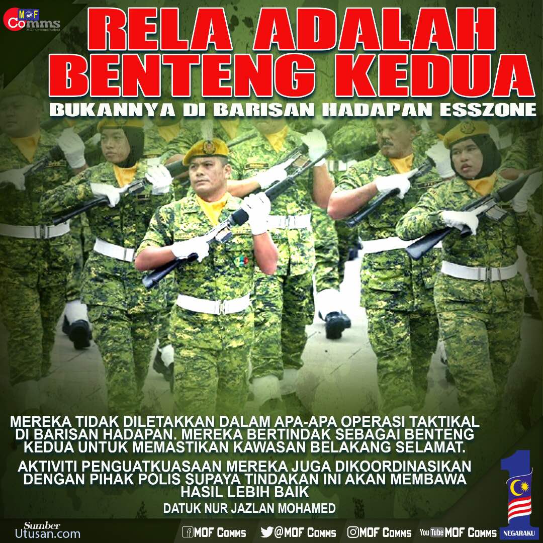 relamalaysia's tweet photo. Info mengenai penugasan anggota RELA di Esszone
@Zahid_Hamidi @NurJazlan @alwi_ibrahim59 @zulkifliabidin @KDNPUTRAJAYA #SetiaBerbakti  @mohdshafieapdal https://t.co/BYxAAx4onp