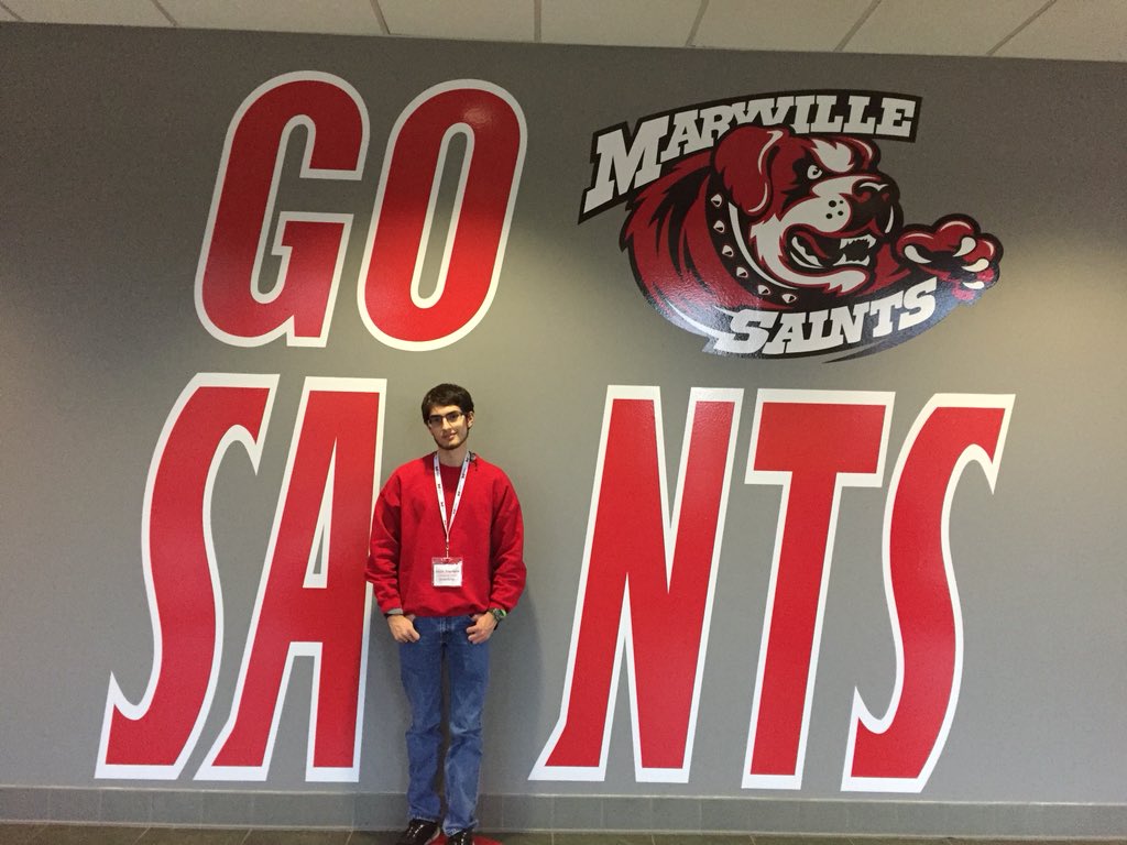 J_Stephens_CPA's tweet photo. Thanks for the visit this week @maryvilleuadmit and the connection to @FrWaldman   @jacobstephens99 Wishes he was there this weekend #RunJacobRun https://t.co/Wj30lCQ2W8
