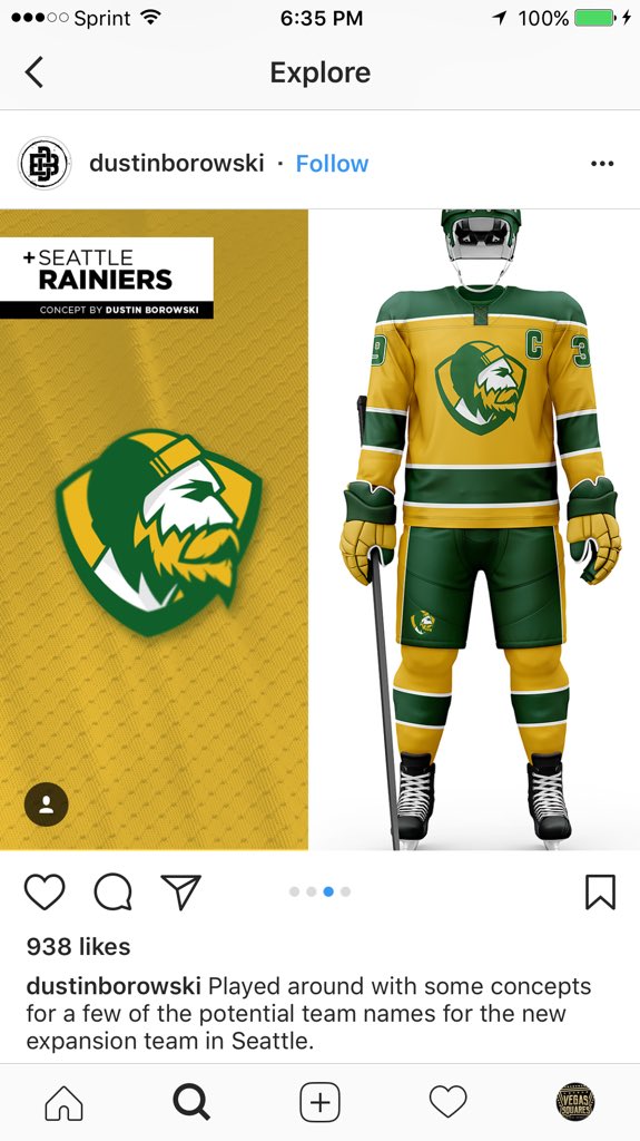 Seattle Emeralds NHL Team Uniform Concept Design by FromEquestria2LA on  DeviantArt