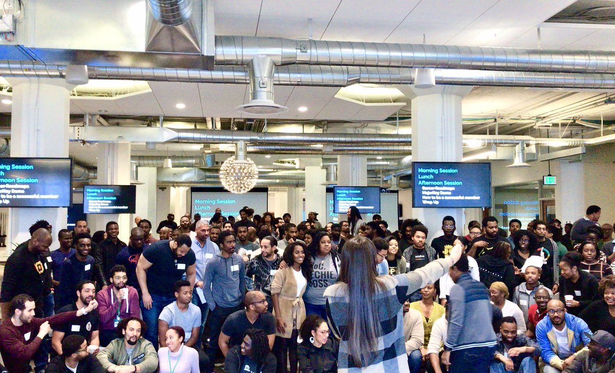 Seraacha's tweet photo. The @devcolororg kick offs are complete! Thank you all for being apart of them itβs going to be an amazing year! #devcolorsf #letsdothis https://t.co/Sg2OsWulYd