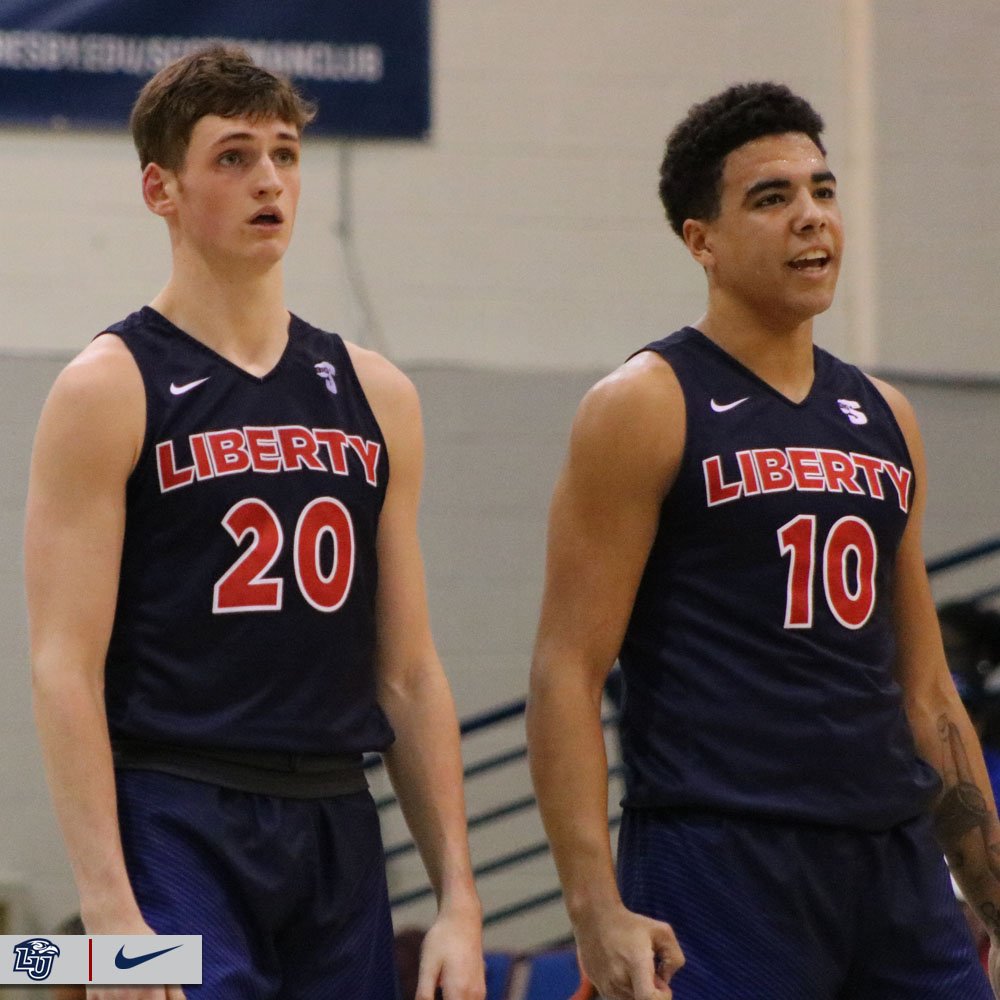 LibertyCoach's tweet photo. These two freshmen stepped up today!
Keegan McDowell
🔴 Career-high 19 points
🔴 Career-high 5 rebounds
🔴 Career-high 3 three-pointers
Elijah Cuffee
🔴 Career-high 12 points
🔴 Career-high 5 made field goals
🔴 Career-high 2 three-pointers
#FlamesUp🔥⬆️ https://t.co/yFgCIvLYEF