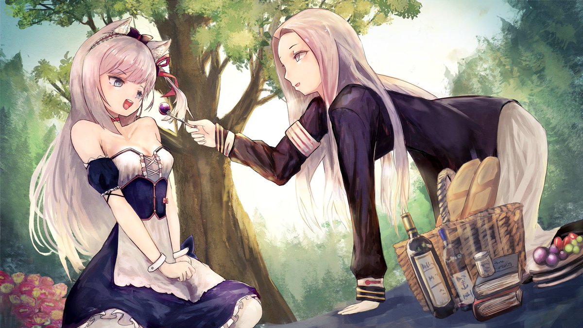 白雀 蒼天画廊の開発 運営 ヨークタウンとハムマンの組み合わせ好きです 年の離れた姉妹感がありますよね