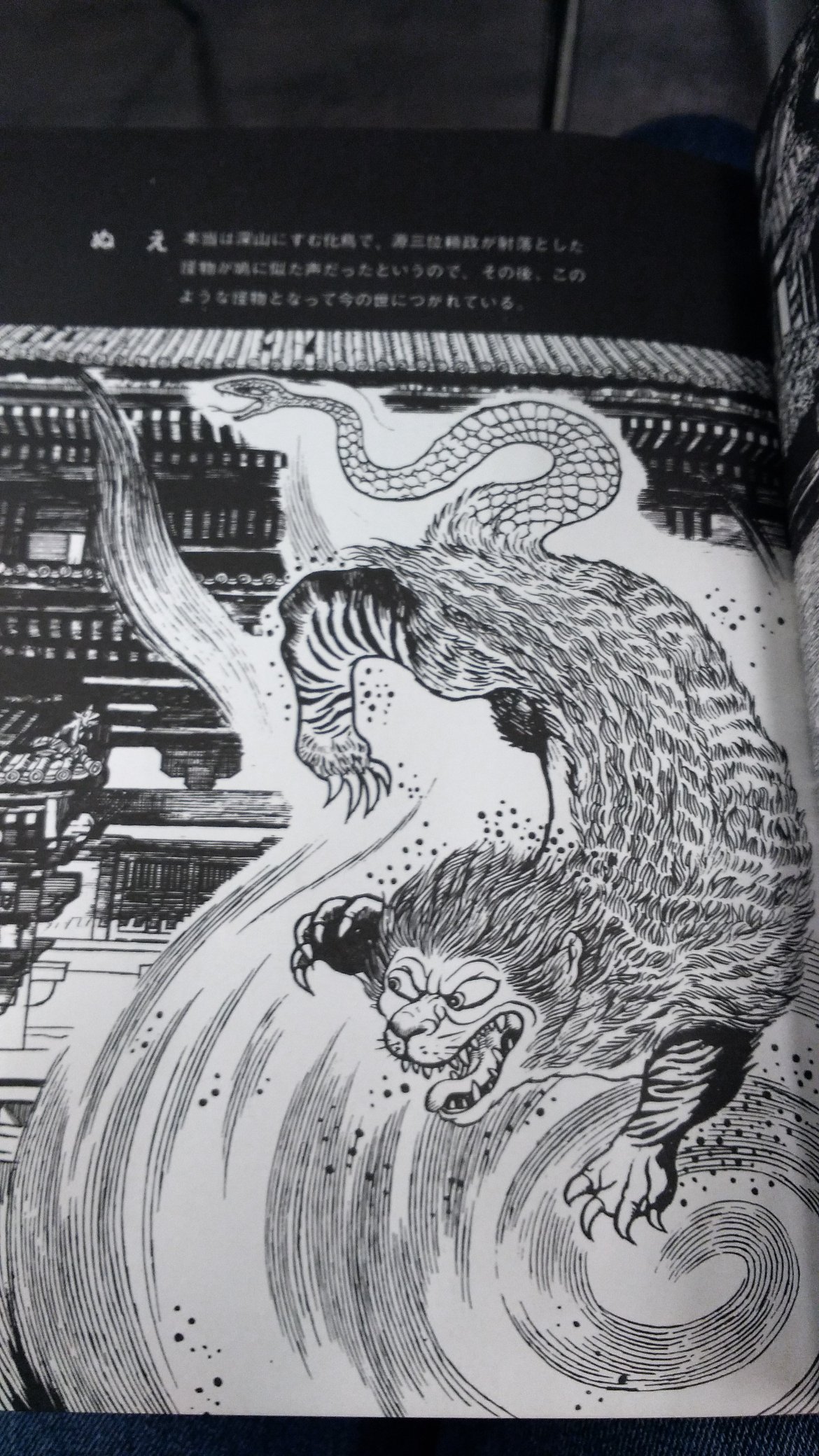 J Mint Mama 水木しげるの妖怪画集の鵺 ぬえ この絵を見て 頭の中で レット イット ビー の曲がなり始めてしまう人 少数ながらもいる事でしょう 鵺の鳴く夜は恐ろしいのです 悪霊島 T Co Niajk12lfn Twitter