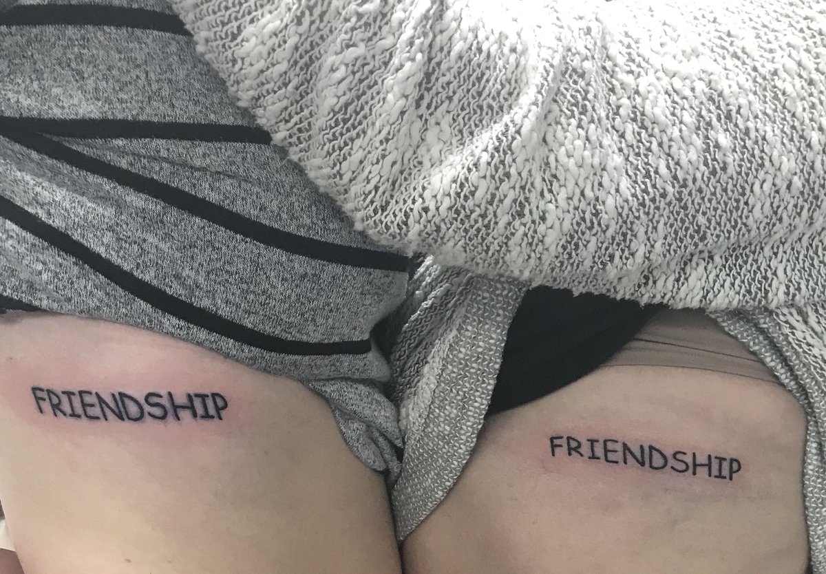 mandyblomefield's tweet photo. Best friend tattoos #friendship https://t.co/EK5llj3xDK