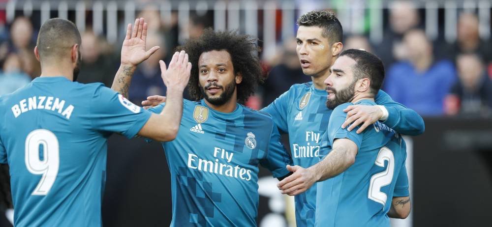 Assist terbanyak di musim 17/18 :

[6] Bale
[5] Isco, Marcelo, Vazquez
[4] Cristiano, Asensio, Kroos, Benzema
[3] Carvajal