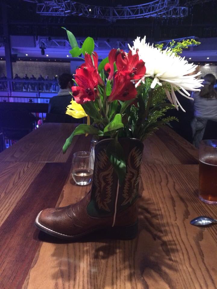 anjanettew's tweet photo. Now I know where outgrown kids cowboy boots go @wildhorseTN #ASUGVolMtg https://t.co/yCmYnZxV6X
