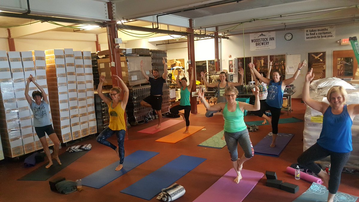 LiveaLittleNH's tweet photo. Sunday's are for the Yogis!!! See you tomorrow at the @WoodstockBrew https://t.co/5DC3nYflyL