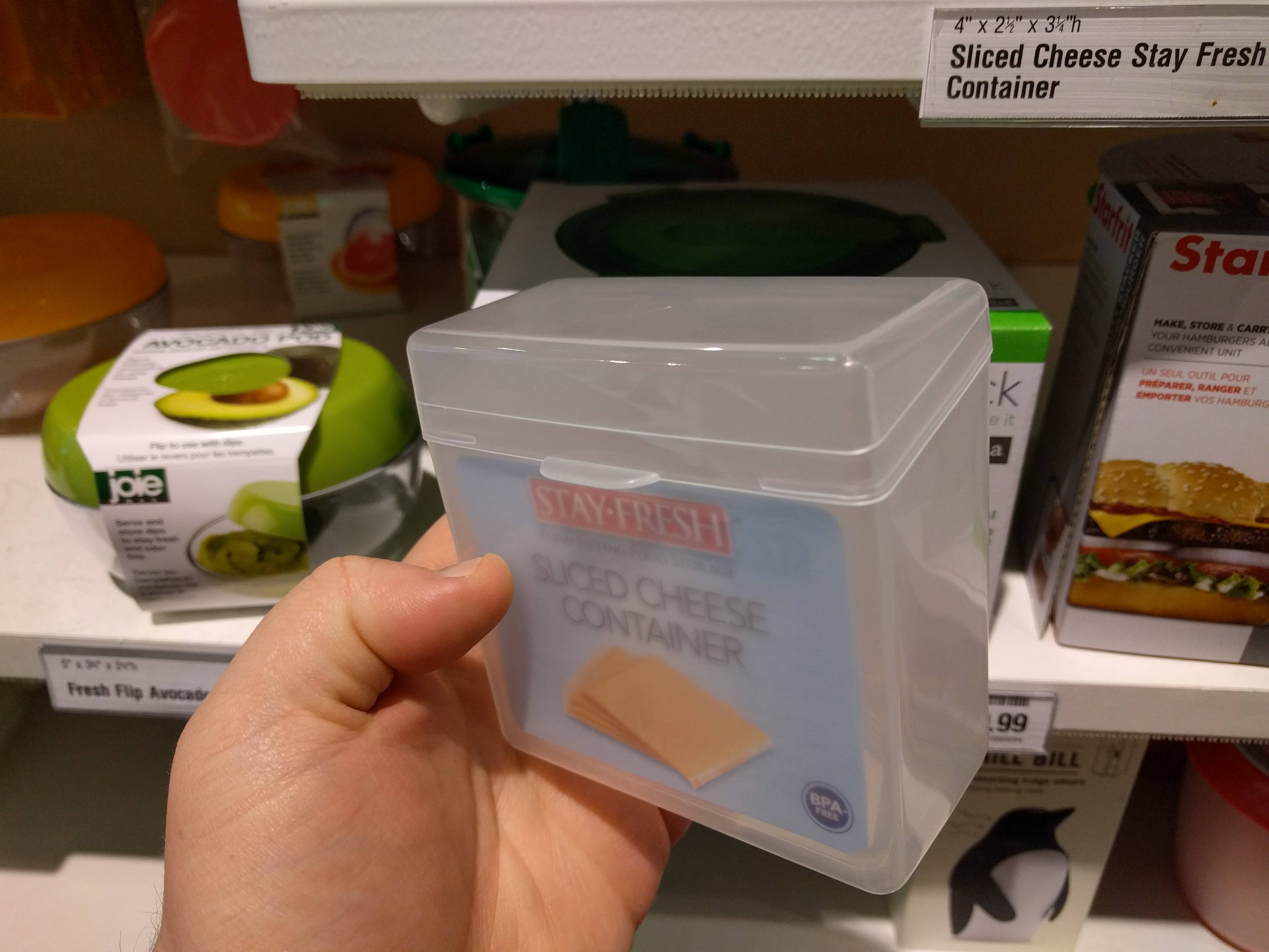Stay Fresh Cheese Container