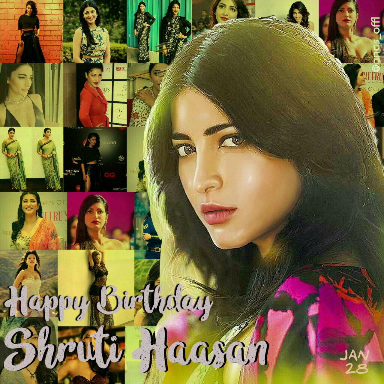 Happy birthday shruti haasan 