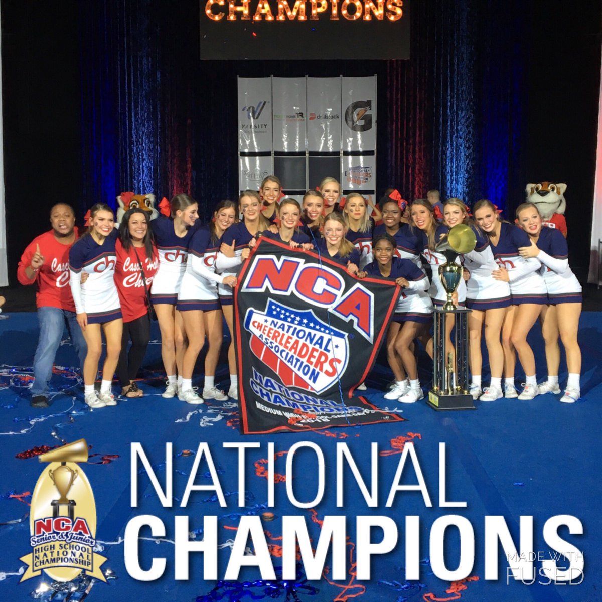 Congratulations to Cascia Hall Prep High School, Medium Game Day National Champions! 🏆🎉