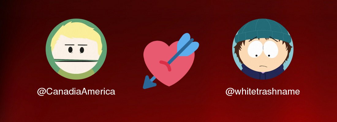 My Twitter Valentine is going to be: <a href="/whitetrashname/">Charlie Pierce</a>

Find yours at tinyurl.com/twittervalenti…

.