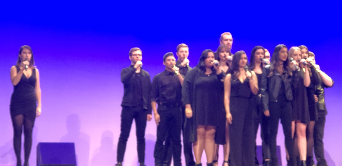 AcavilleRadio's tweet photo. We’re back! Kicking off the second half of the #ICCA West quarters with @PowerChordOSU! https://t.co/thqOY322oo