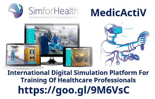 MedGizmo's tweet photo. #SimforHealth MedicActiV #digital #simulation platform for #training of #healthcare professionals https://t.co/uw7nmfqQWr #MedEd #edtech #elearning #mlearning #EdApps #innovation #healthtech #VRtech #digitalhealth #ehealth #mhealth https://t.co/fKgFzJ5KE1