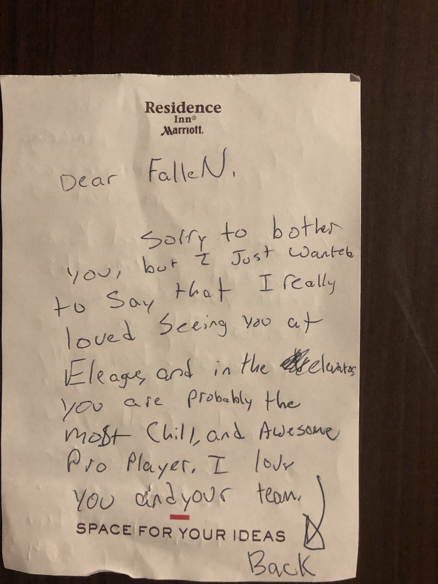 FalleNCS's tweet photo. It get to a point in your career that winning is not only what matters. I truly appreciate all the love my fans deliver to me in so many different ways. You all will always be my greatest trophy. Thank you so much. https://t.co/EBhluDNOqS