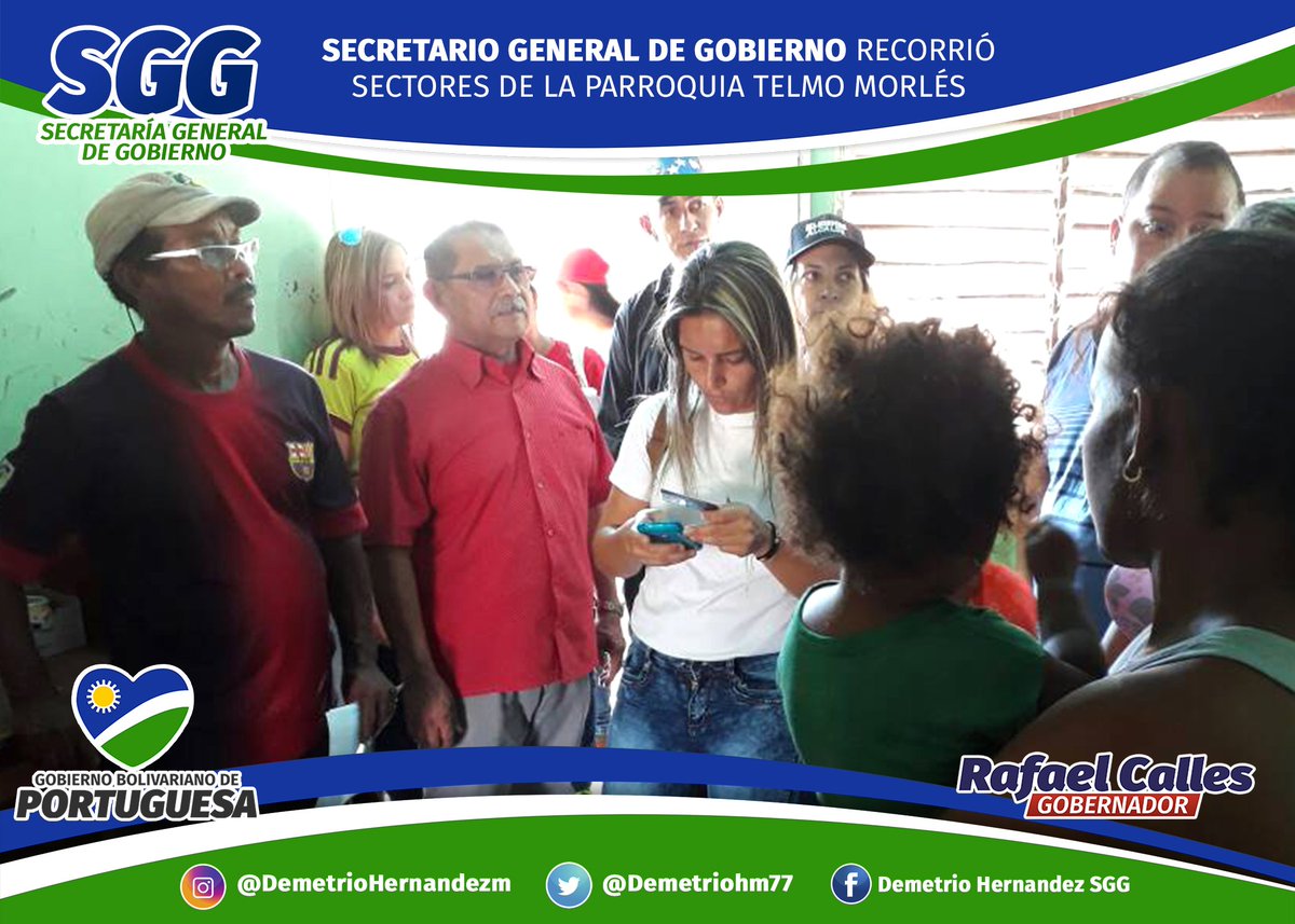 demetriohm77's tweet photo. SECRETARIO GENERAL DE GOBIERNO RECORRIÓ SECTORES DE LA PARROQUIA TELMO MORLÉS... https://t.co/J7v7uRgH4M