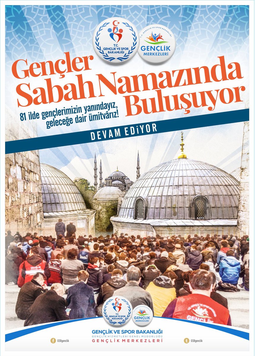 GSB_CerenDSGM's tweet photo. Gençlerimizle sabah namazında Hacı Bayram Veli Camiinde buluştuk.Vatanımızın bütünlüğü için görev yapan askerlerimiz ve ahirete intikal etmiş şehitlerimiz için dua ettik. #GençlerSabahNamazındaBuluşuyor https://t.co/JGdzl43D2B