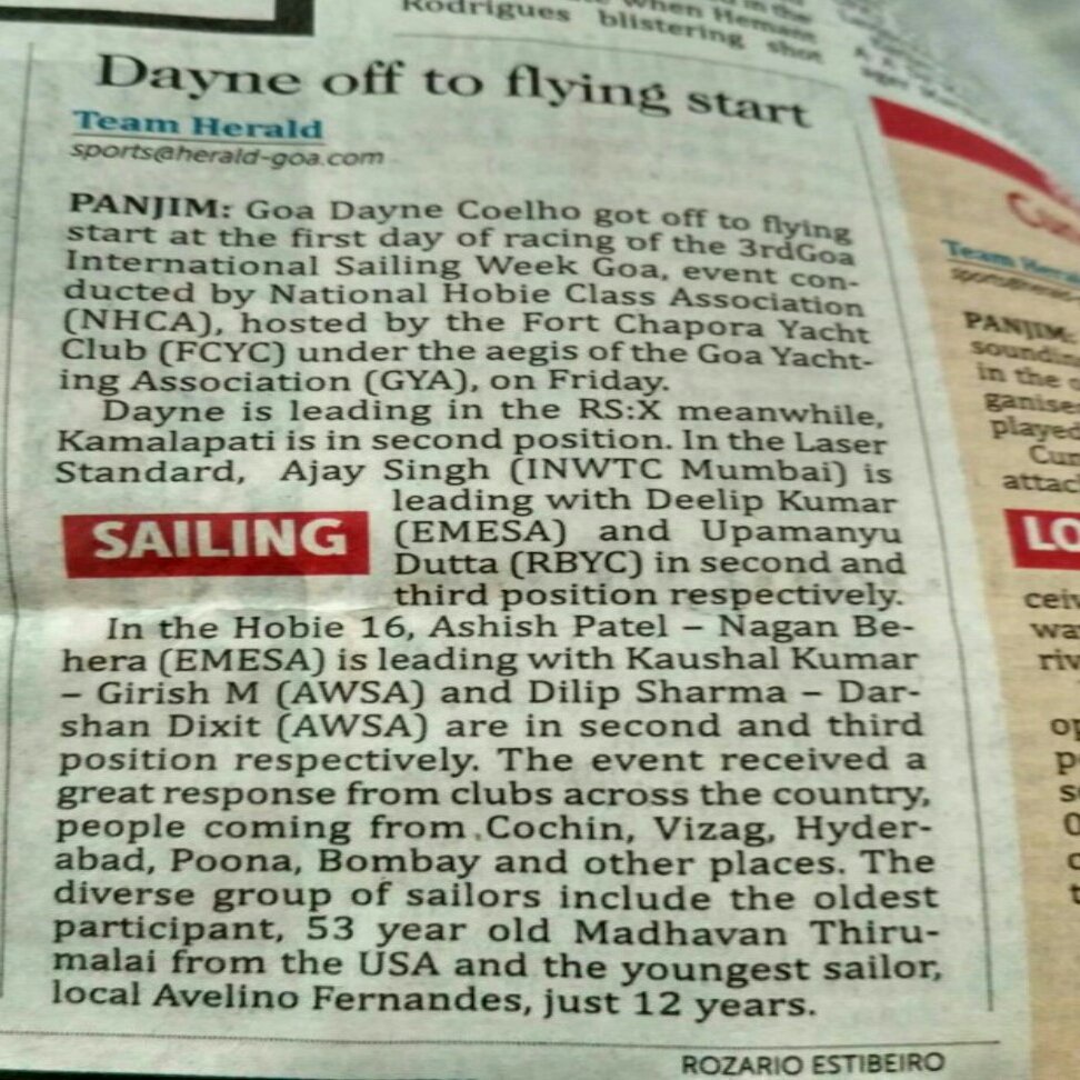Crazy_PiratesC's tweet photo. A Proud moment for the #Pirates!
Dayne and Katya at the 3rd  International Sailing Week Goa!
Way to go Pirates, best of luck for today and the pirates are always rooting for you..💯
#StrongerTogether 
#WeAreCrazy 
#CrazyPirates 
#Goarugby 
#livenlean https://t.co/kGreBe1Gdl