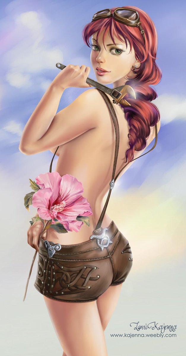 Anime pin up girl
