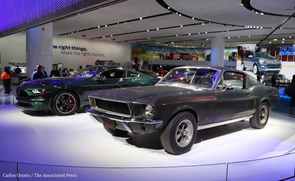 How a rusty 1968 Ford Mustang, driven by Steve McQueen in the classic "Bullitt," ended up being the biggest attraction at this year's Detroit auto show: st.news/2Eg40Gs
