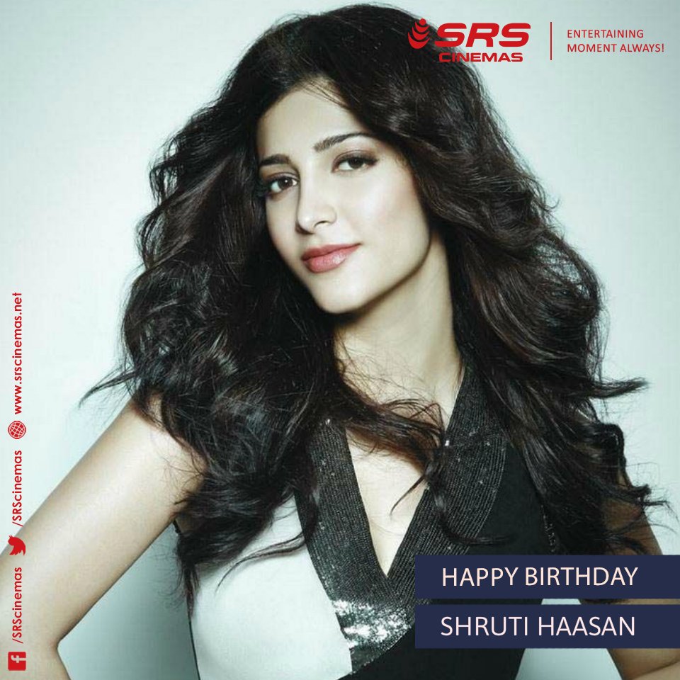A very happy birthday to the gorgeous, Shruti Haasan! 