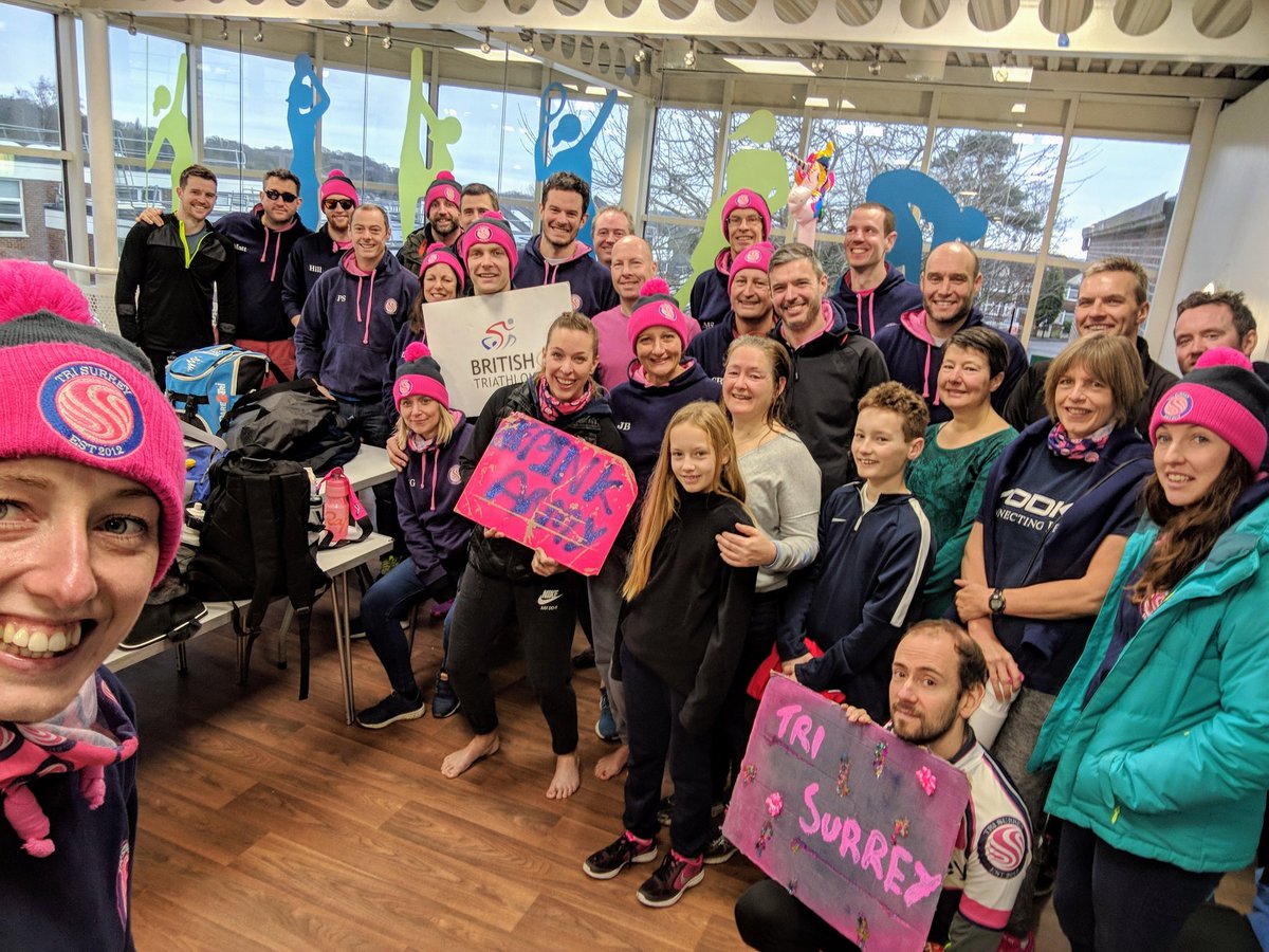 sophiehodge's tweet photo. Another fantastic morning with @TriSurrey at the aquathon. This club never fails to make me smile! #unicorn #aquathon #trisurrey #pinkarmy #triathlonengland @TriEngSouthEast https://t.co/C54QeWRXO3