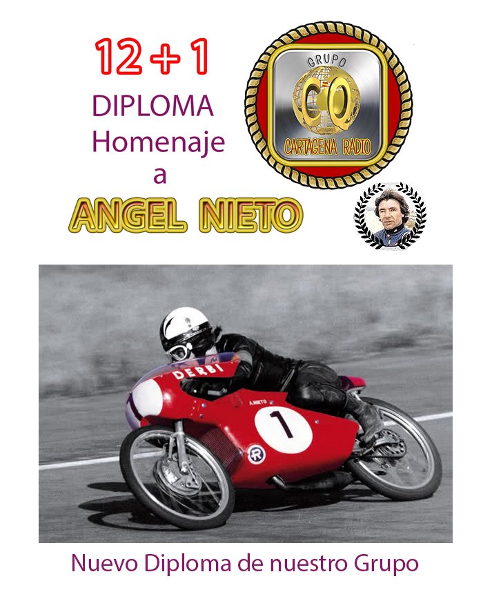 cuco136's tweet image. Ya tenemos fecha
  el Diploma homenaje a ANGEL NIETO
  comenzará el 15 de Febrero del 2018 y finalizará el 15 de Marzo del 2018
  Mas adelante en CONCURSOS podreis ver mas detalles
  
  Os aseguro que  va ha ser un Diploma muy emotivo
              
             SOLO  25  CONTAC