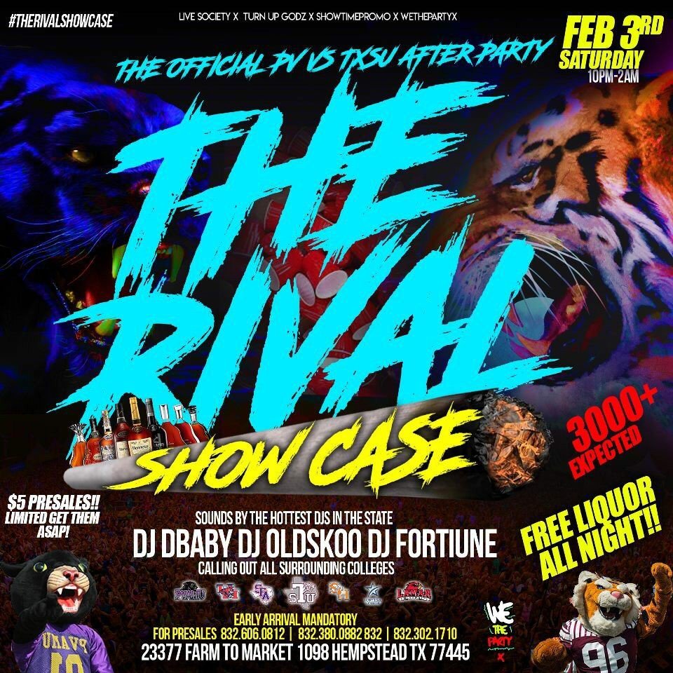 iceprincecgapps's tweet photo. Literally less than a week away❗❗Get y'all presales now 📣🎫 #TheRivalShowcase 🔥🔥 https://t.co/YpGW8rLBFD