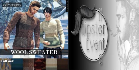 AltamuraSL's tweet photo. Altamura is very happy to be present at this round of HME – Monthly Male Event with an Exclusive New Release from January 23th to February 16th!!

Hipster Men Event

New Release and HME Exclusive: Wool Sweater Fatpack! https://t.co/k1WJMwJBKD