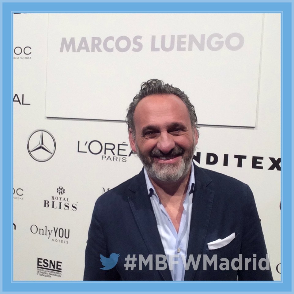 MBFWMadrid's tweet photo. Donde va, TRIUNFA! @MLuengoOfficial después de presentar su colección en #MBFWMadrid https://t.co/tcO6ZEAYSE