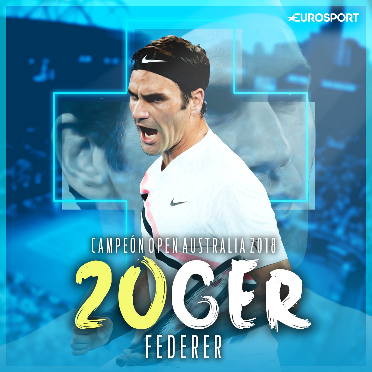 Eurosport_ES's tweet photo. 🏆✖️2⃣0⃣ #Federer20 #AusOpen

📺💻📱➡ https://t.co/fLW7LTy0zL https://t.co/ANSiytc0II
